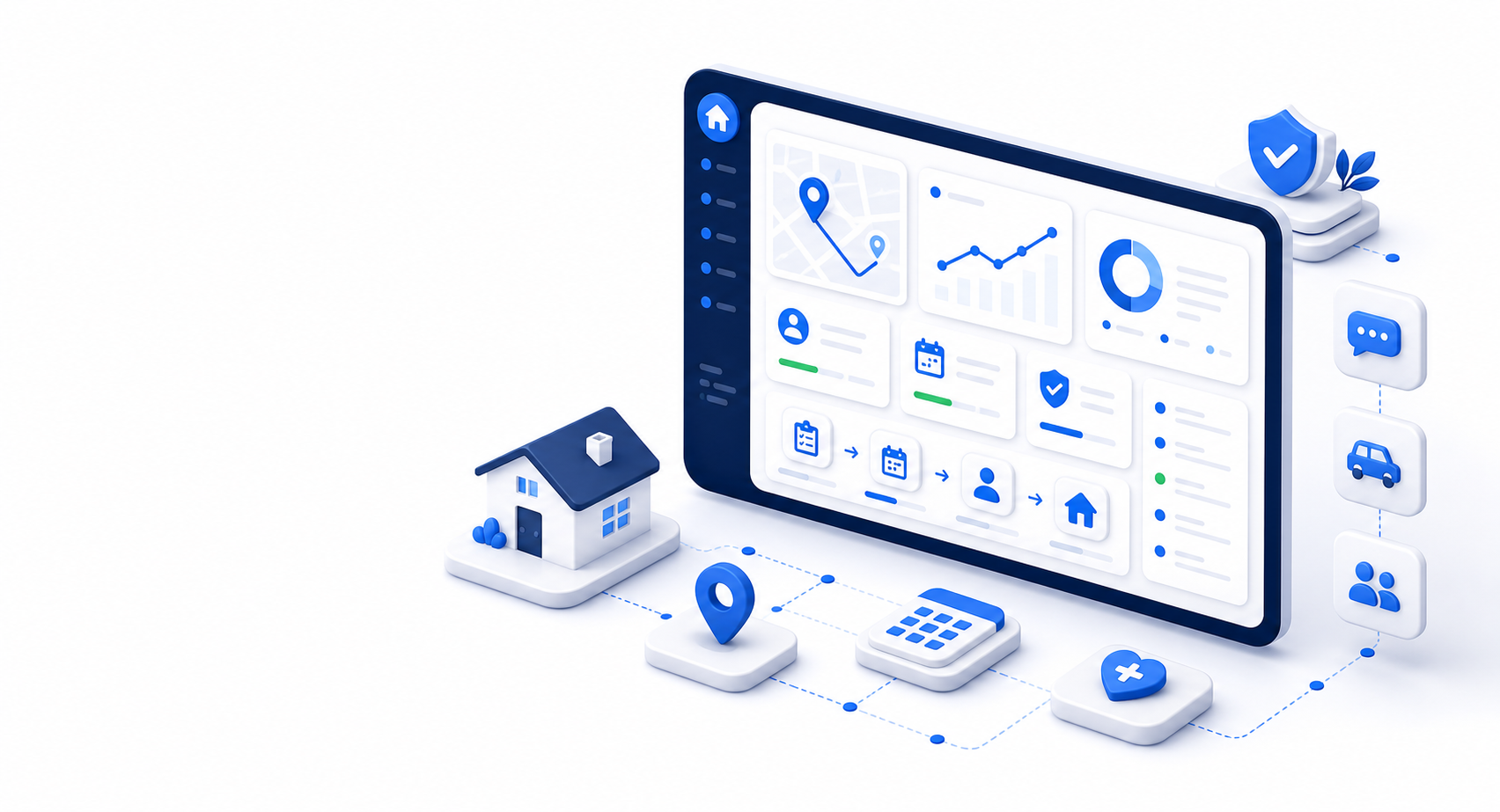 Home care brand strategy illustration