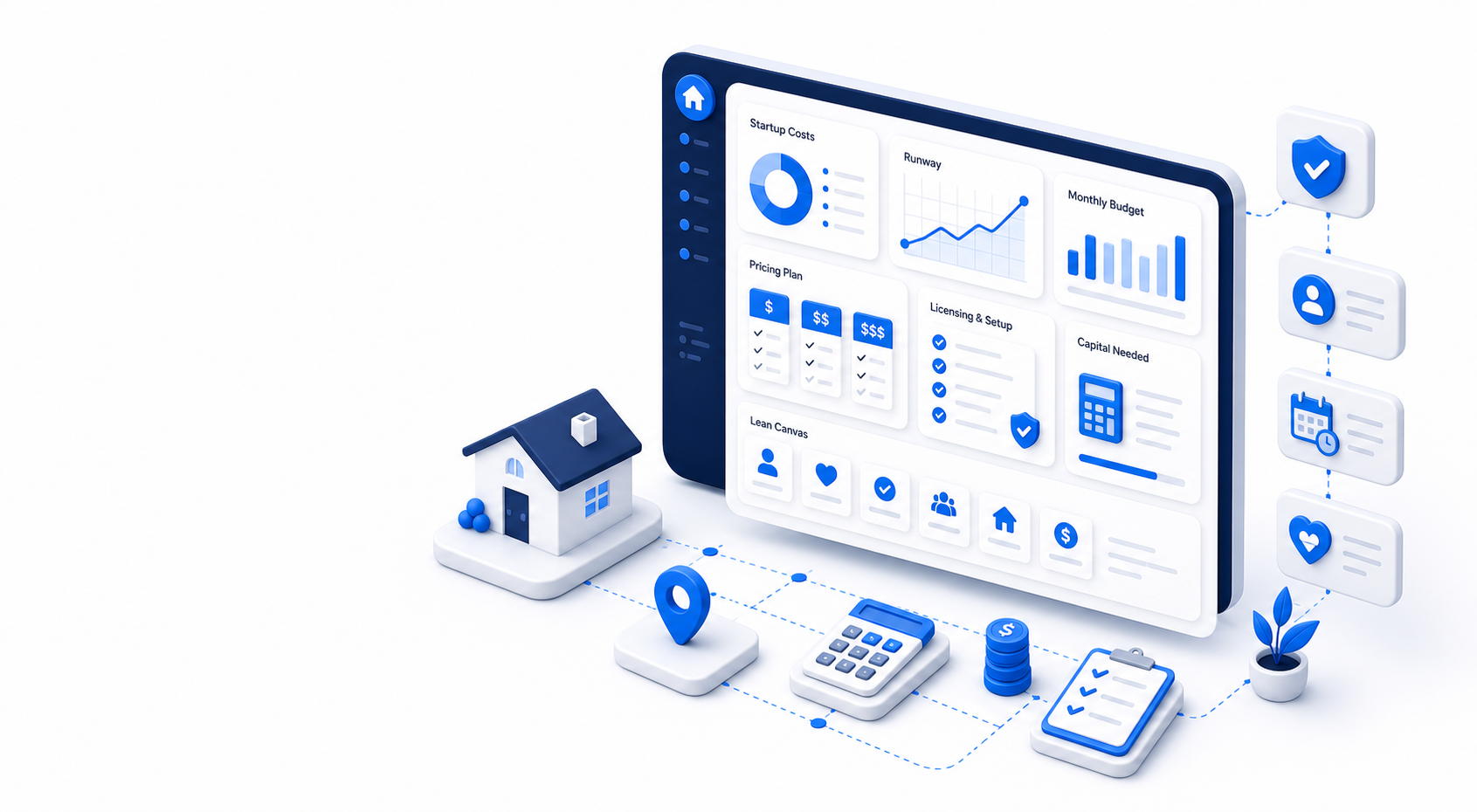 Home care planner illustration