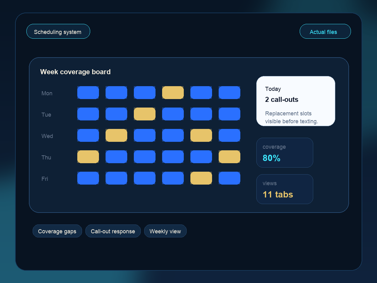 Home Care Scheduling Assistant preview